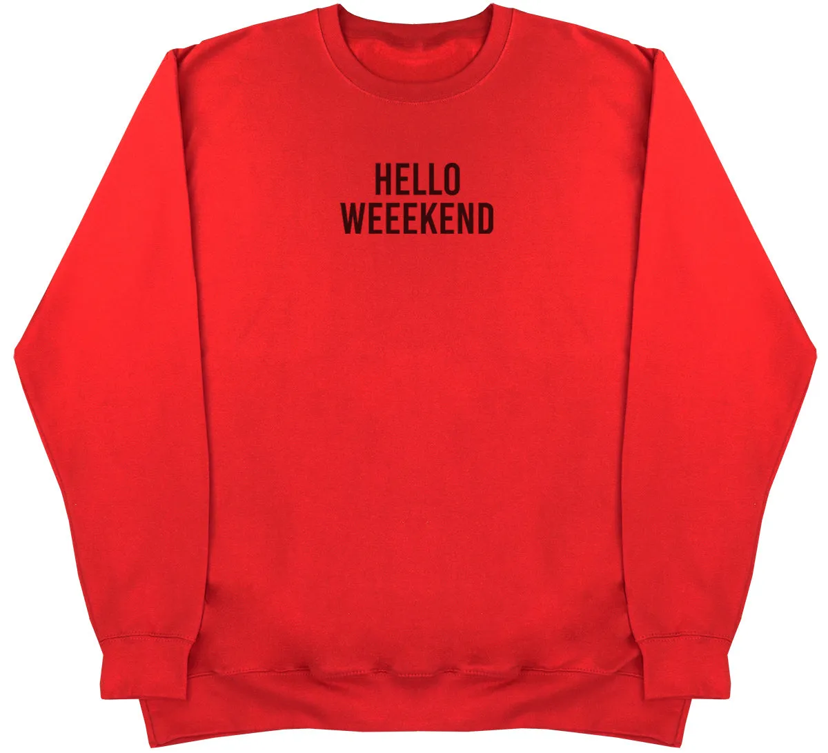 Hello Weekend - Kids Oversized Comfy Sweater