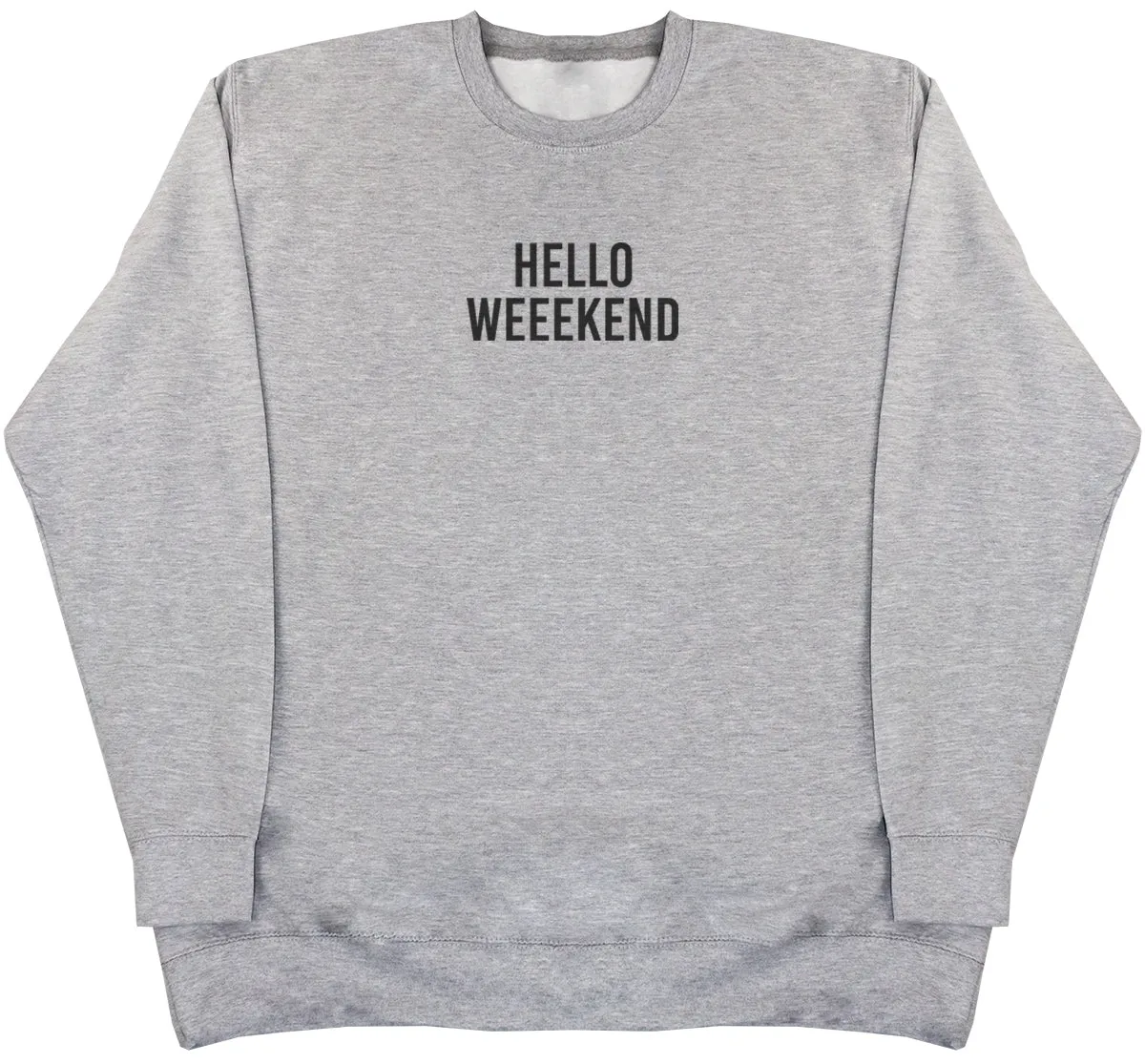 Hello Weekend - Kids Oversized Comfy Sweater