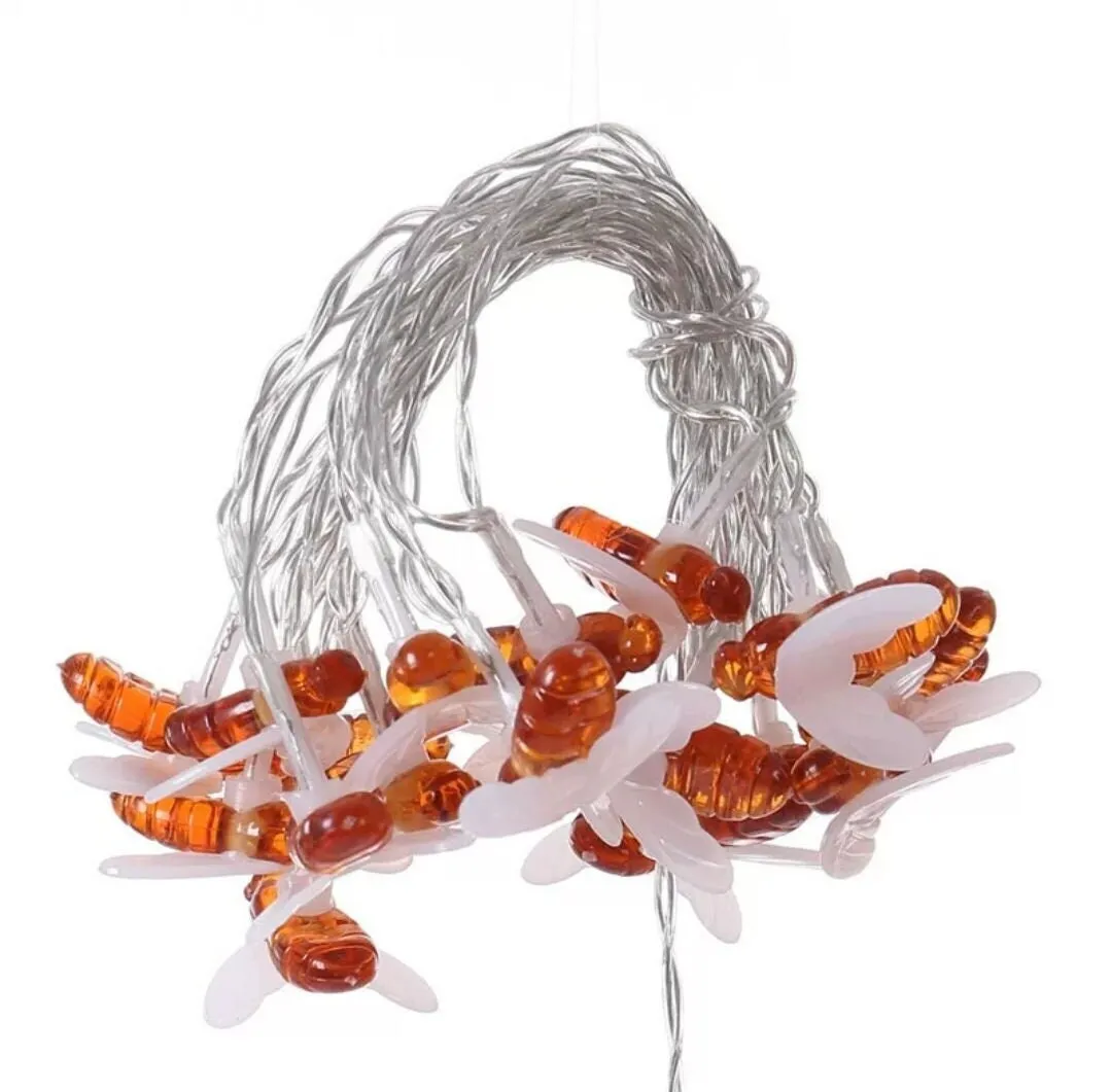 Honey Bee Fairy Light/10/20 Bees Batteries Operated