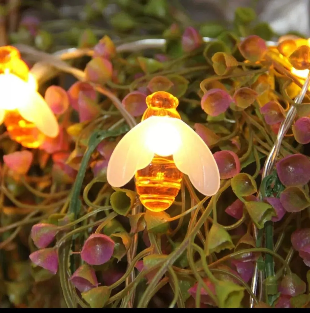 Honey Bee Fairy Light/10/20 Bees Batteries Operated