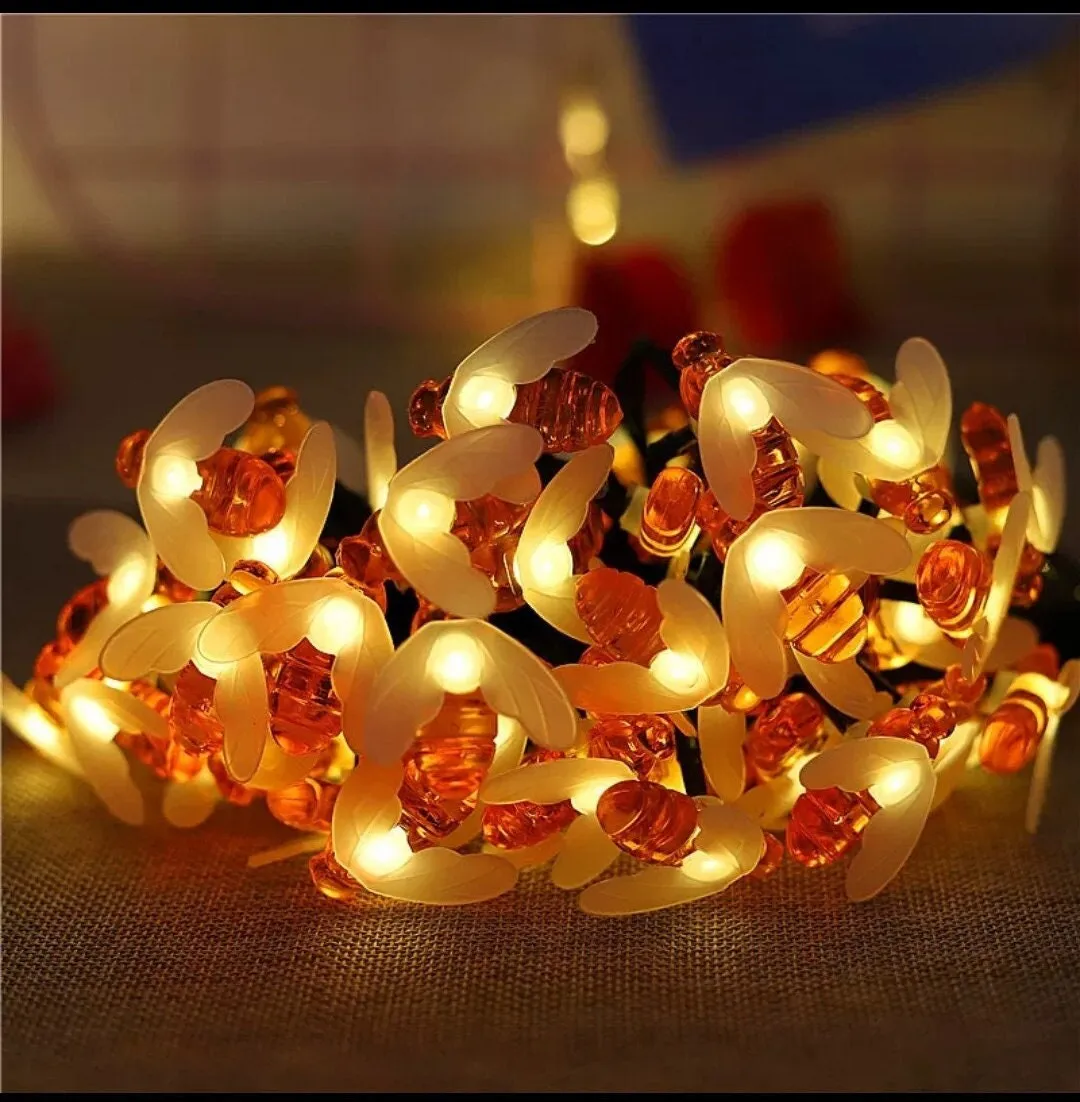 Honey Bee Fairy Light/10/20 Bees Batteries Operated