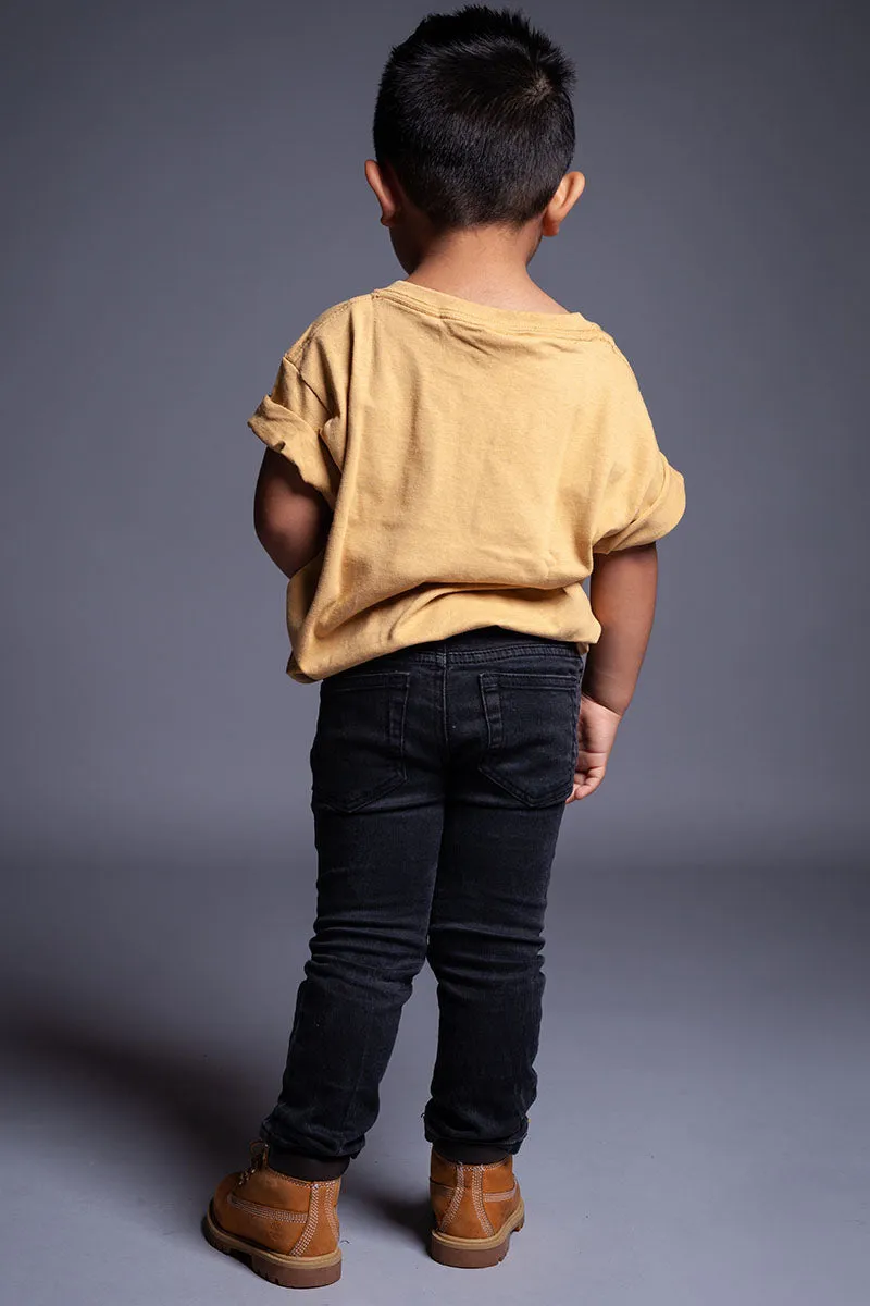 KIDS MUSTARD MINI MEDI TEE