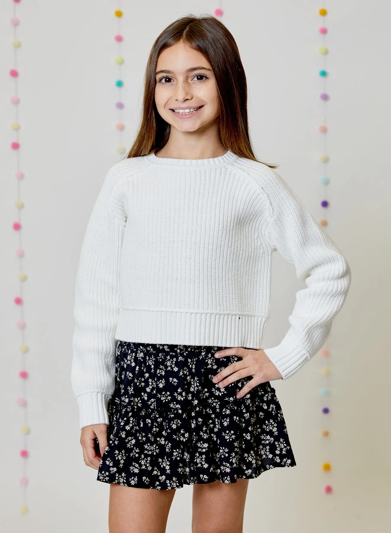 Leah Winter White Sweater