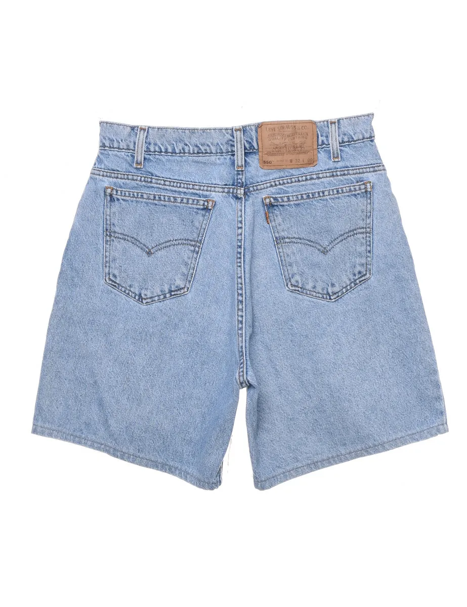 Light Wash Denim Shorts - W28 L11