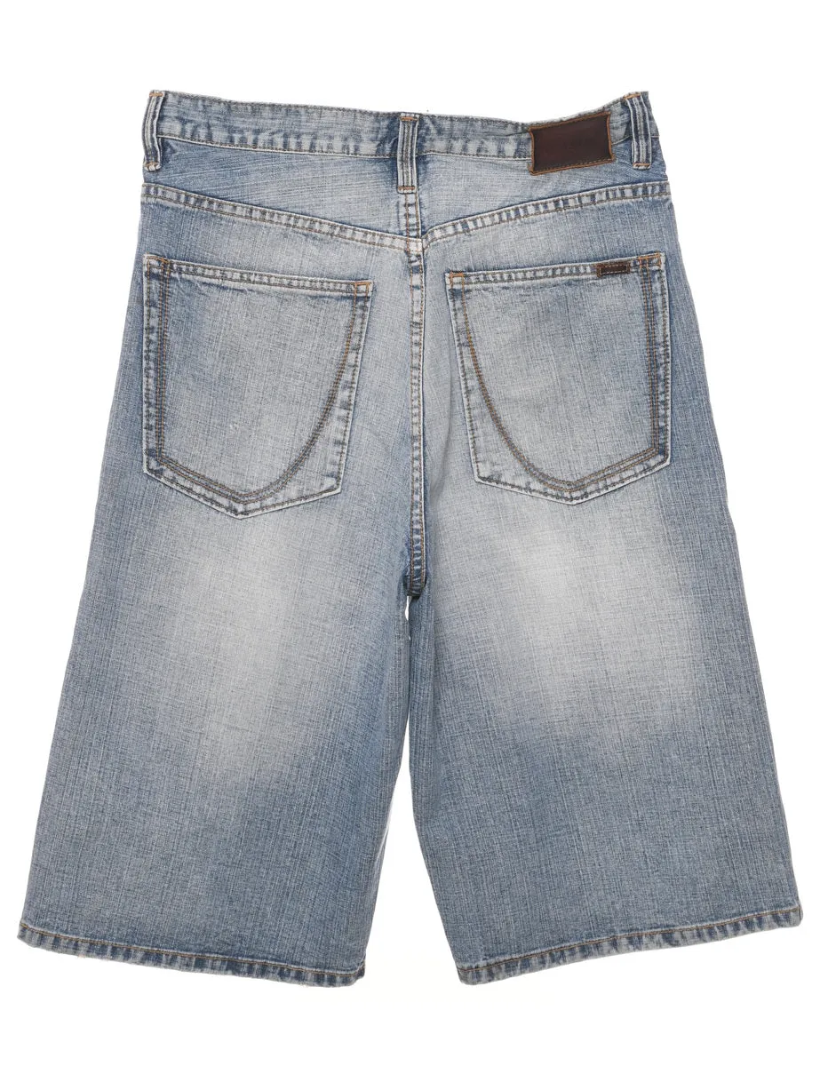 Light Wash Denim Shorts - W29 L14