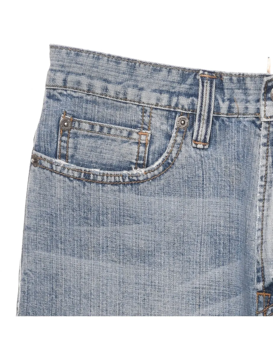Light Wash Denim Shorts - W29 L14