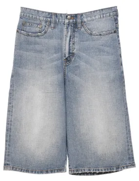 Light Wash Denim Shorts - W29 L14