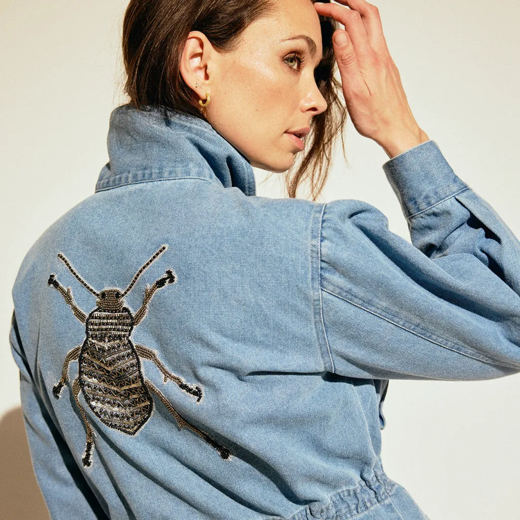 Lilly Denim Jacket / 100324 - Blue