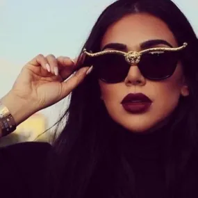 Lionhead Oversized Cat Eye Sunglasses