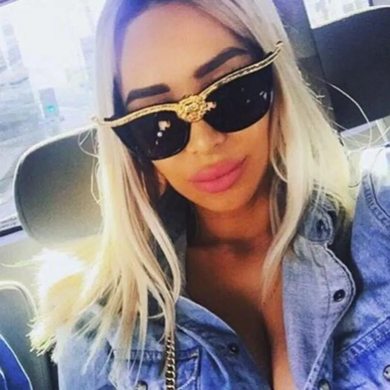 Lionhead Oversized Cat Eye Sunglasses