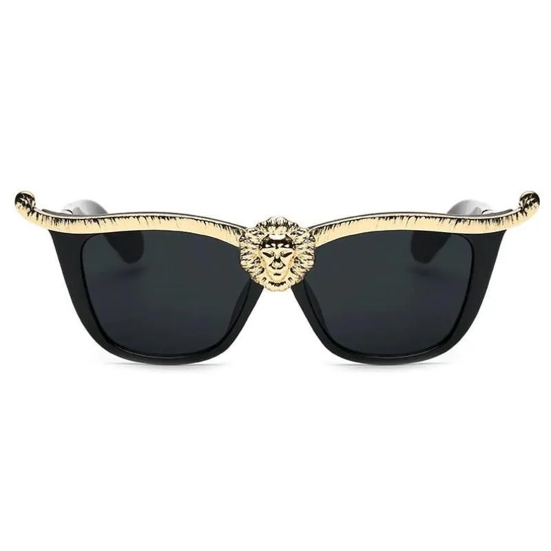 Lionhead Oversized Cat Eye Sunglasses