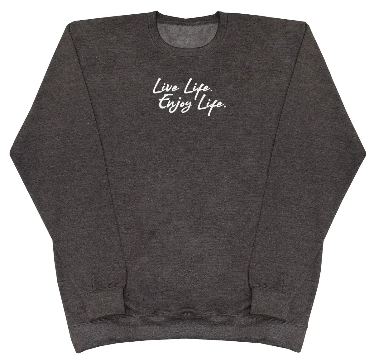Live Life. Enjoy Life - Kids Oversized Comfy Sweater