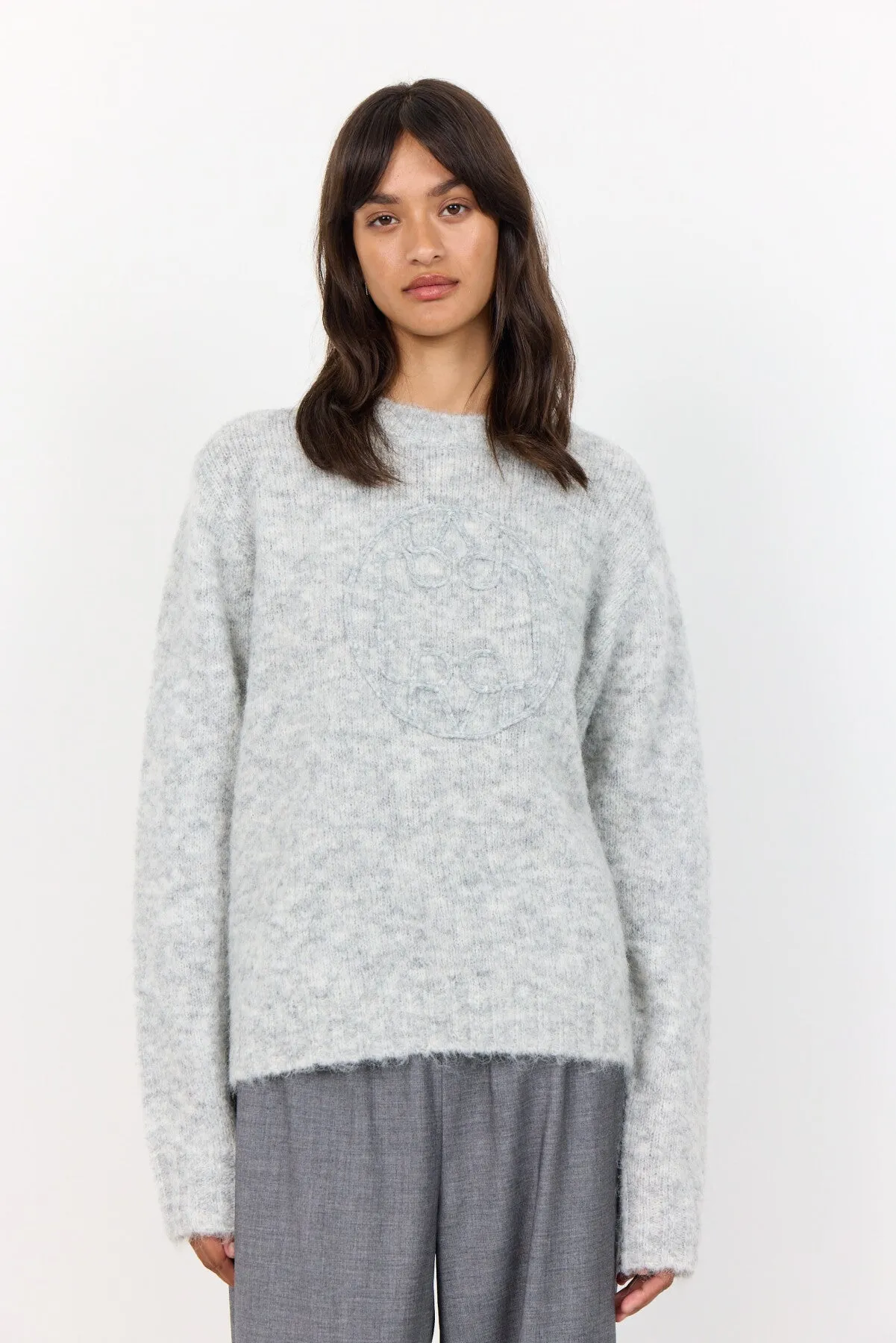 LR-INORA 4 Knit Light grey
