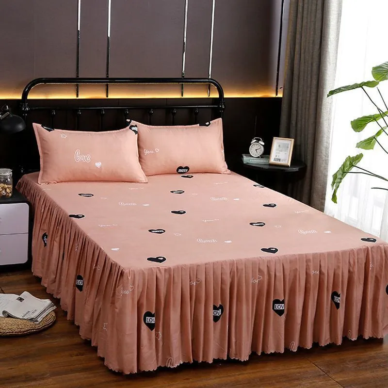 Luxury Wedding Bed Skirt - Plus Size - Classic Aesthetic Home Textile