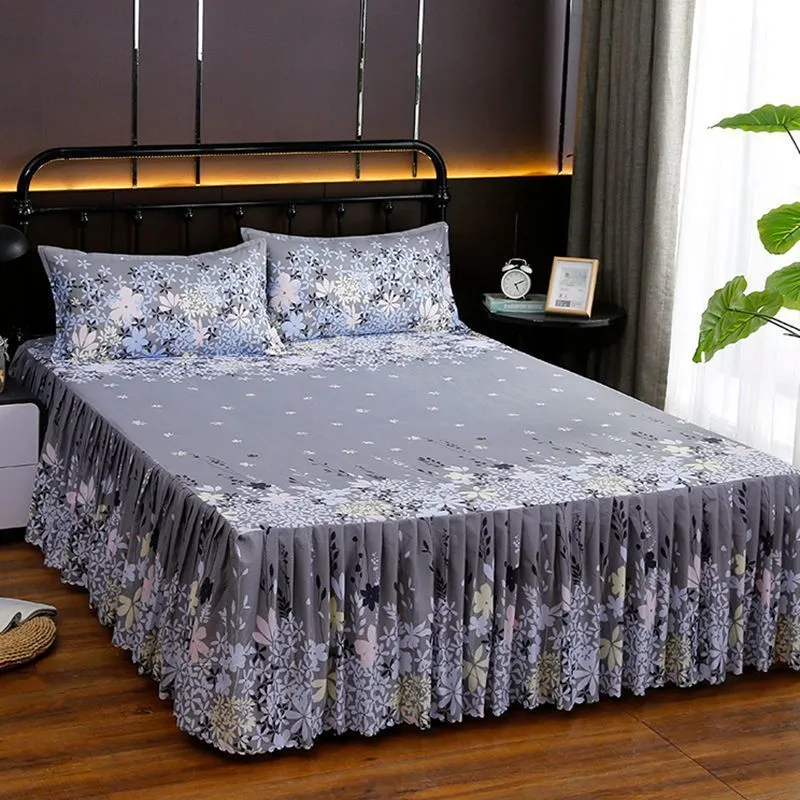Luxury Wedding Bed Skirt - Plus Size - Classic Aesthetic Home Textile