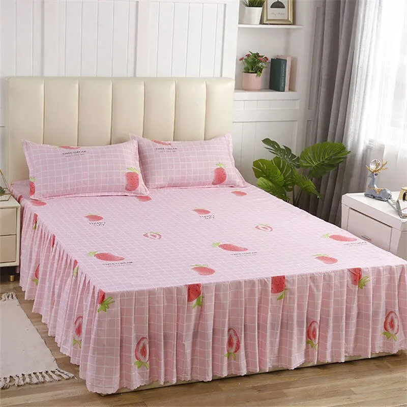 Luxury Wedding Bed Skirt - Plus Size - Classic Aesthetic Home Textile