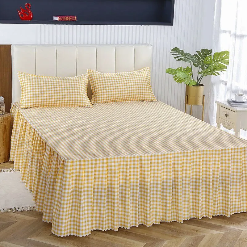 Luxury Wedding Bed Skirt - Plus Size - Classic Aesthetic Home Textile