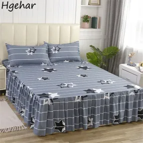 Luxury Wedding Bed Skirt - Plus Size - Classic Aesthetic Home Textile