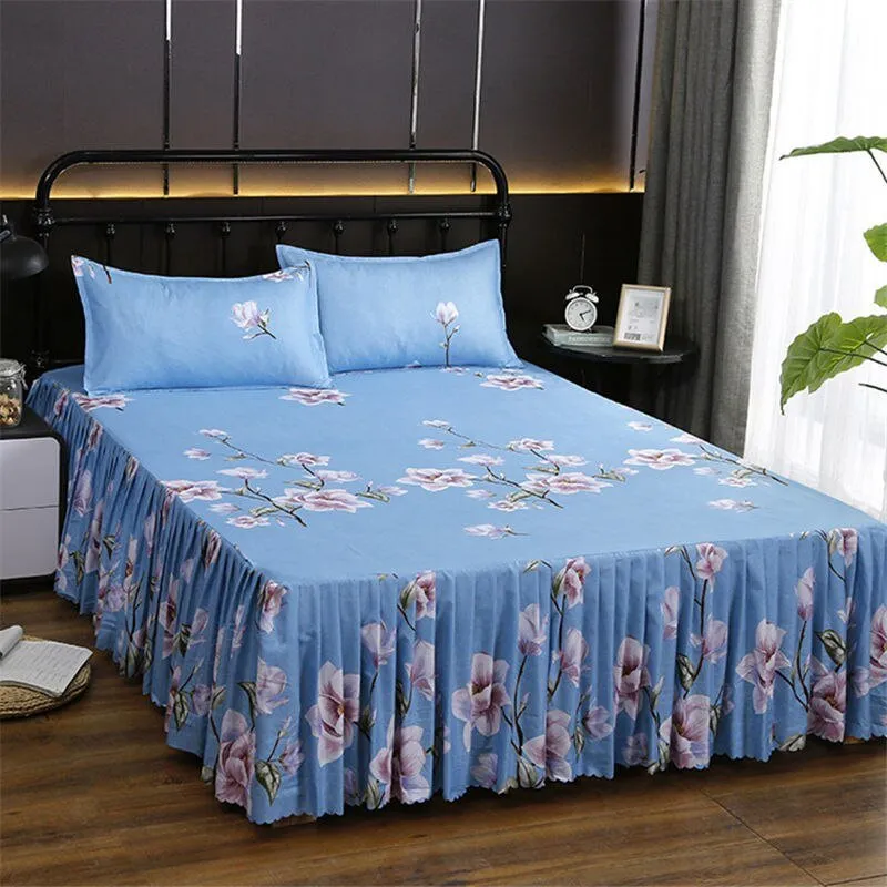 Luxury Wedding Bed Skirt - Plus Size - Classic Aesthetic Home Textile