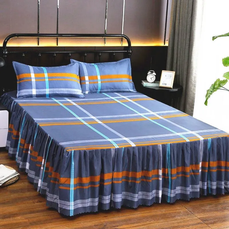 Luxury Wedding Bed Skirt - Plus Size - Classic Aesthetic Home Textile