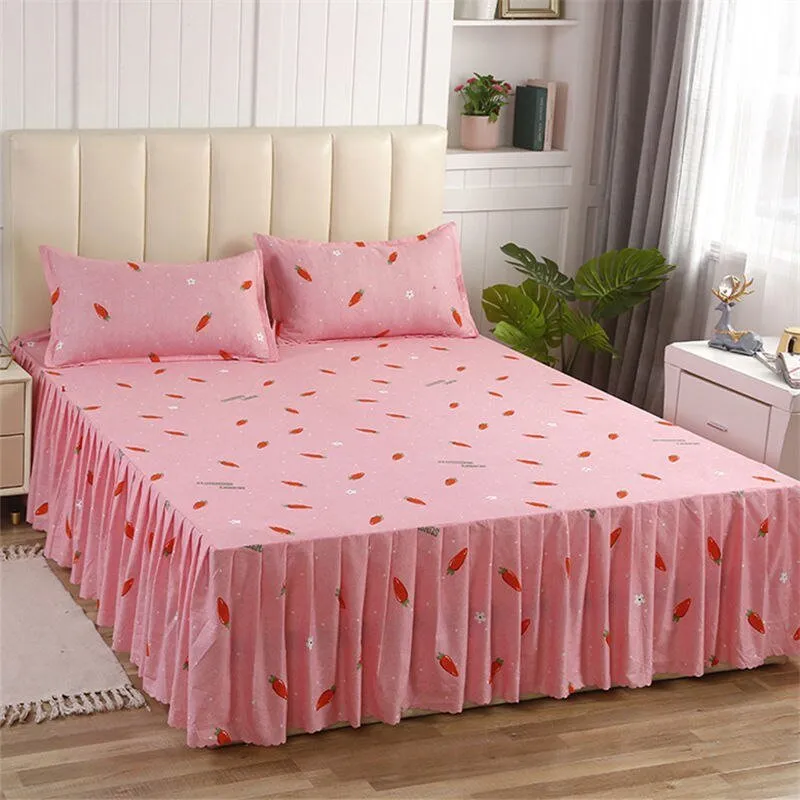 Luxury Wedding Bed Skirt - Plus Size - Classic Aesthetic Home Textile