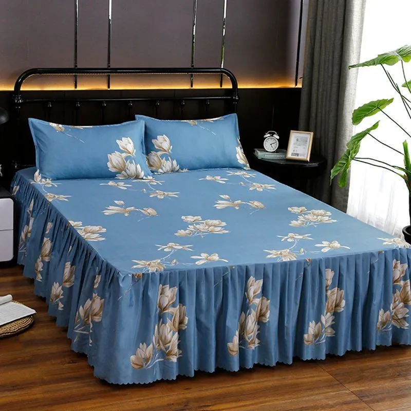 Luxury Wedding Bed Skirt - Plus Size - Classic Aesthetic Home Textile