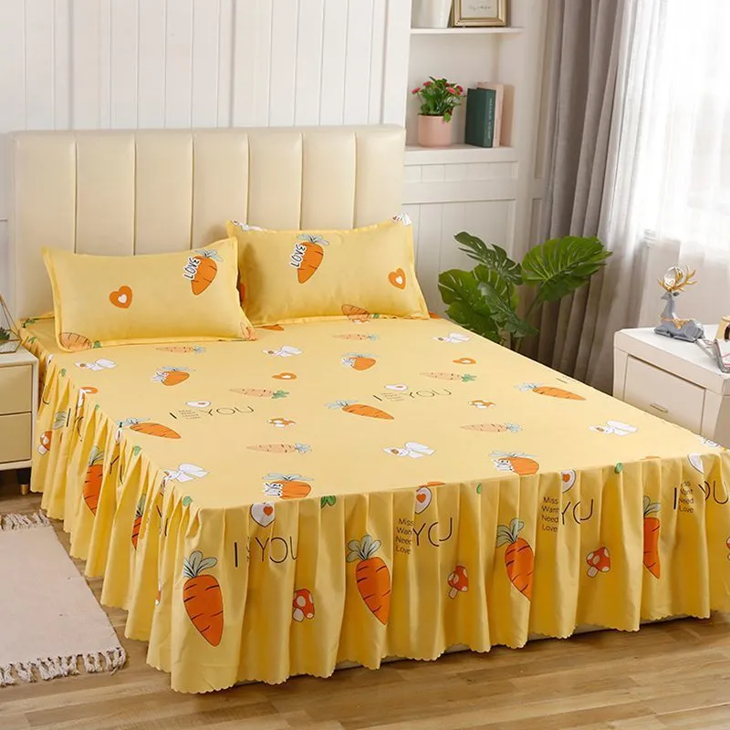 Luxury Wedding Bed Skirt - Plus Size - Classic Aesthetic Home Textile