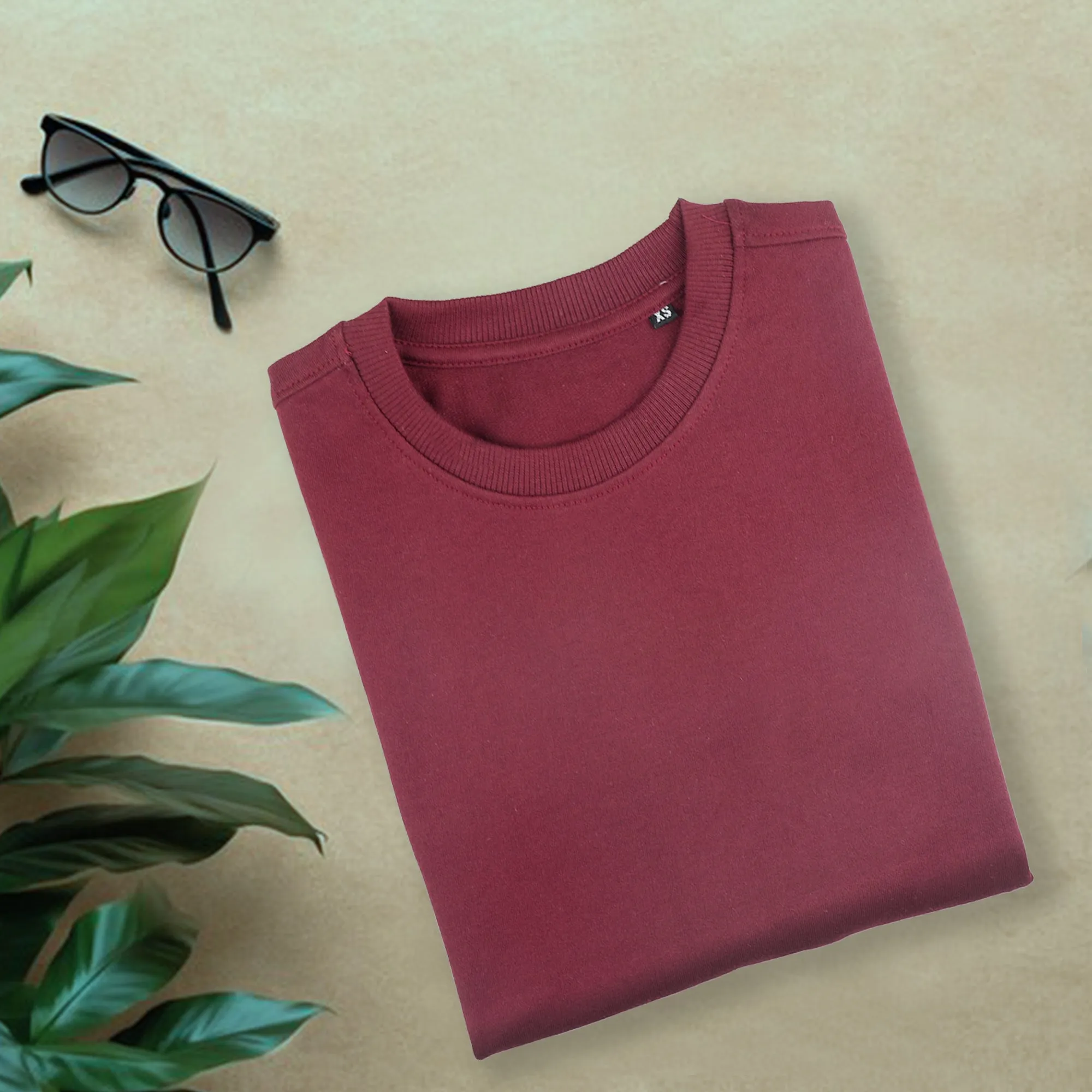 Maroon Oversized T-Shirt