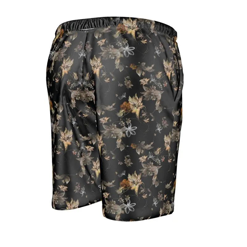 Mens Luxury Pyjama Shorts - Moon Light Botanicals Collection