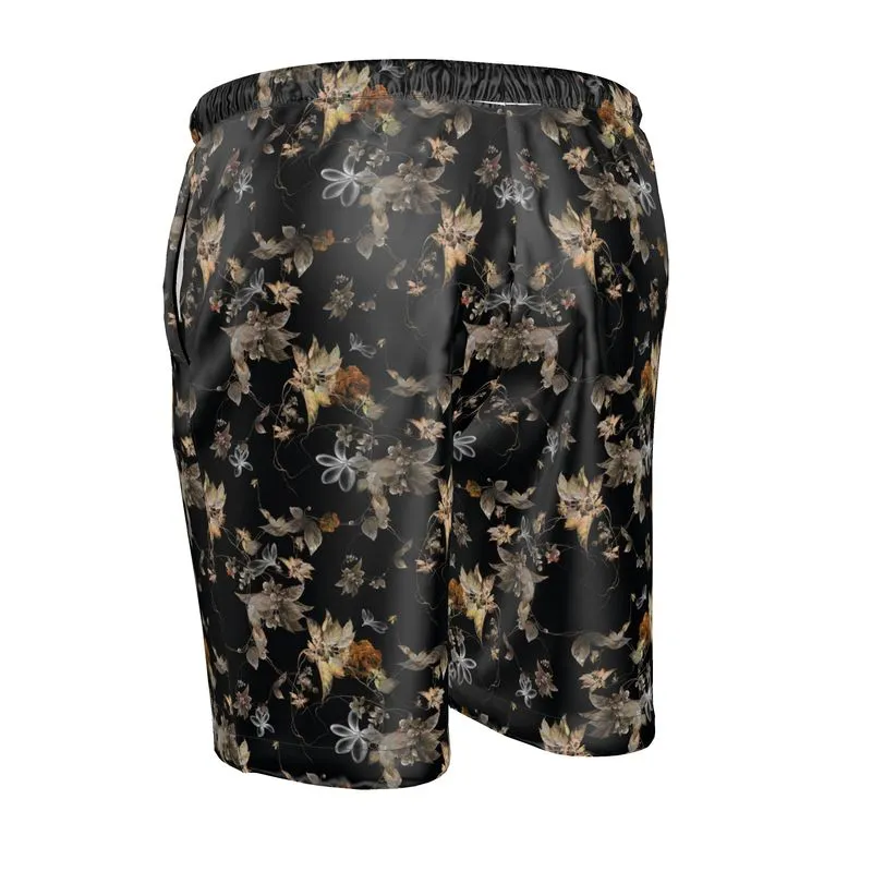 Mens Luxury Pyjama Shorts - Moon Light Botanicals Collection