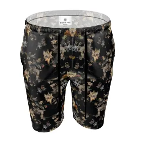 Mens Luxury Pyjama Shorts - Moon Light Botanicals Collection