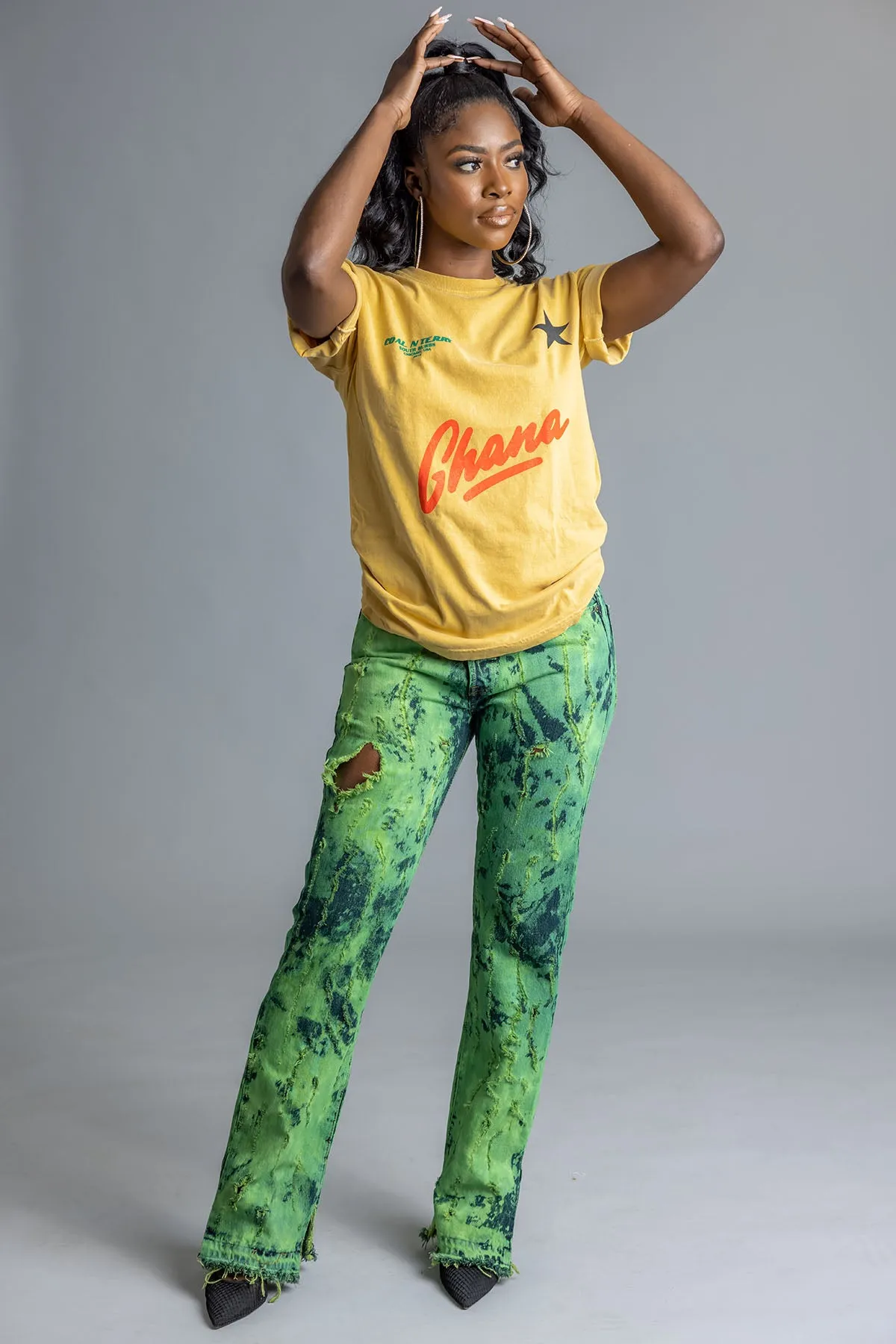 MUSTARD TEAM GHANA TEE