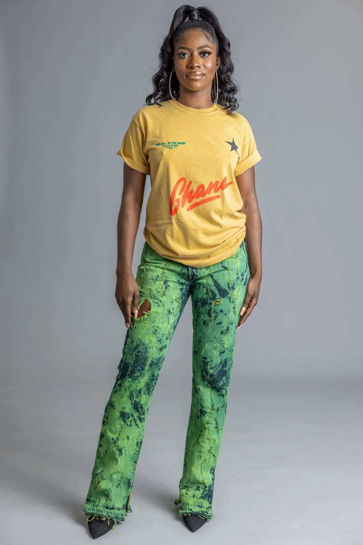 MUSTARD TEAM GHANA TEE