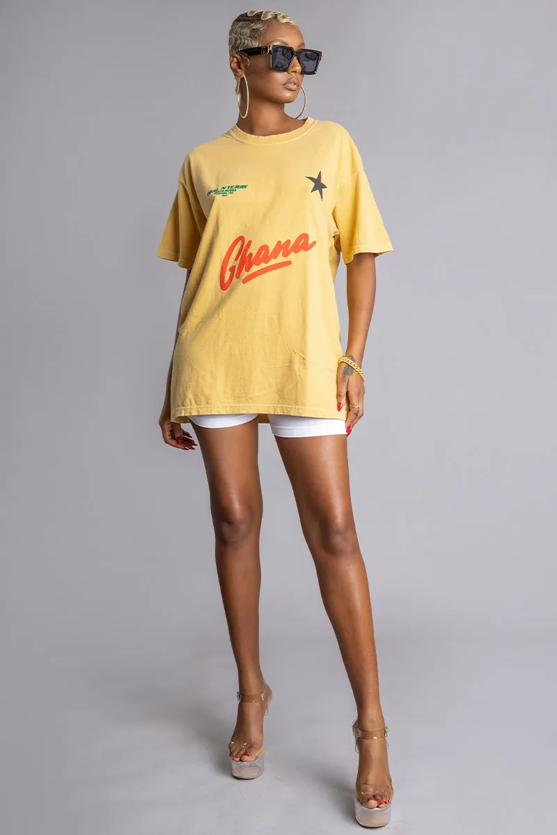 MUSTARD TEAM GHANA TEE