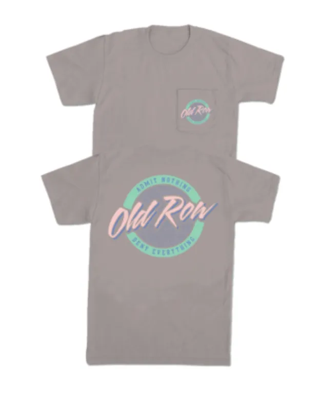 Old Row Circle Logo SS Tee - Grey