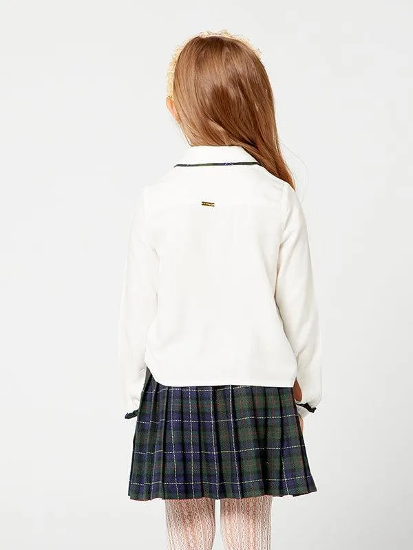 One Friday Off White Crisp Top
