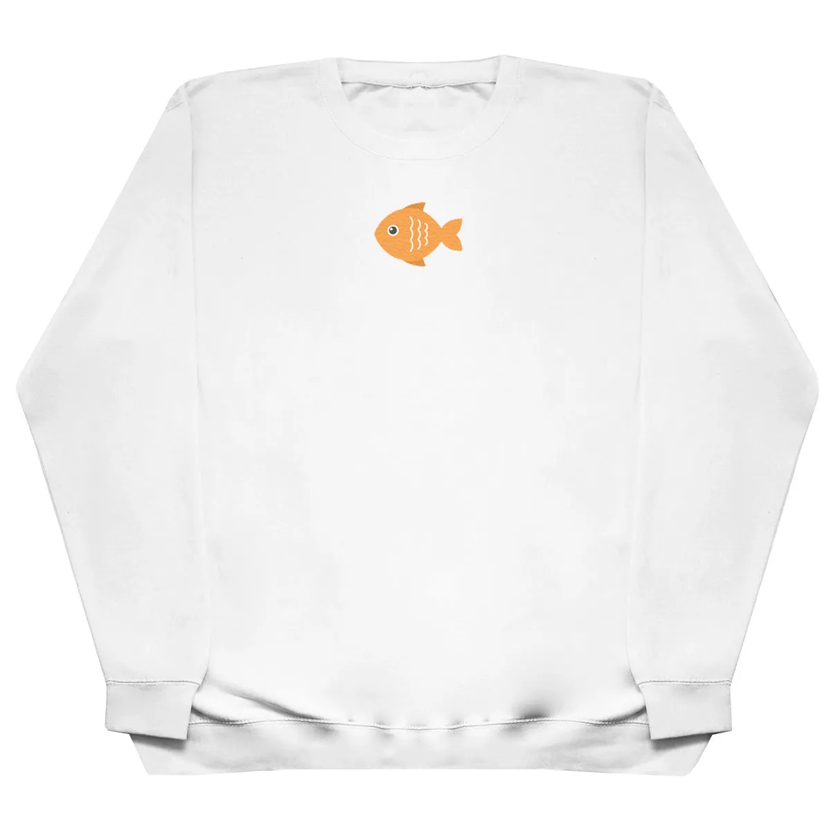 Orange Fish - Kids Oversized Comfy Sweater