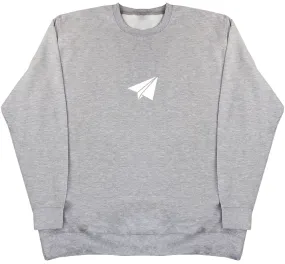 Paper Airplane - Kids Oversized Comfy Sweater