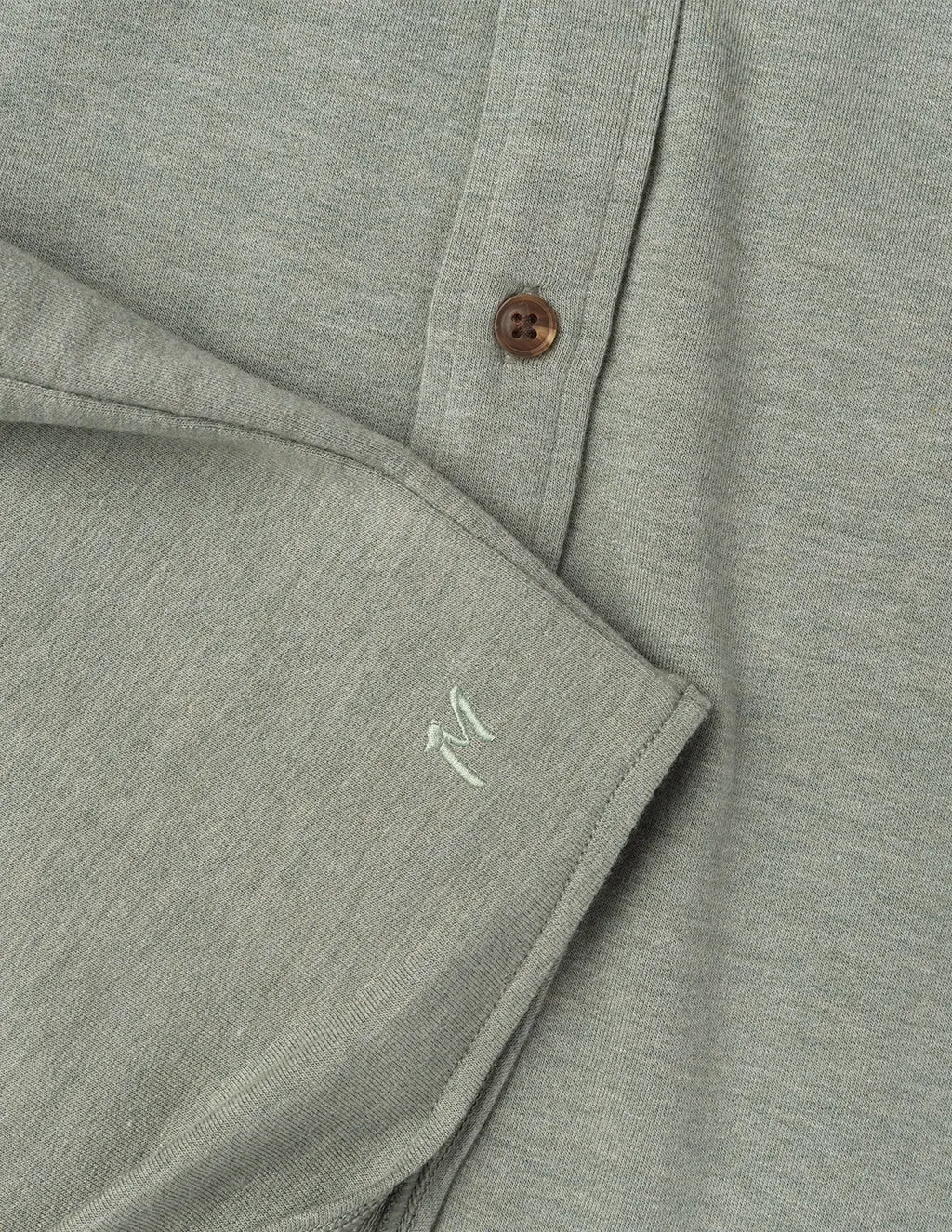 PINE CASHMERE BUTTON DOWN