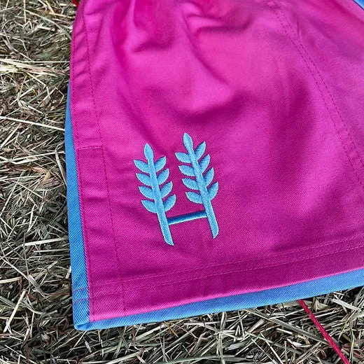 Pink/Light BlueHarlequin Shorts
