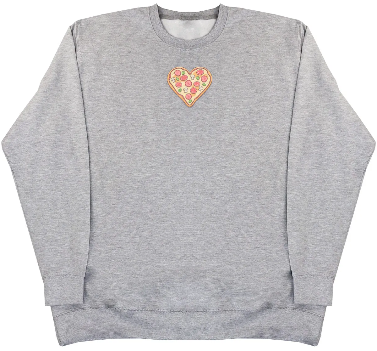 Pizza Heart - Huge Oversized Comfy Original Sweater
