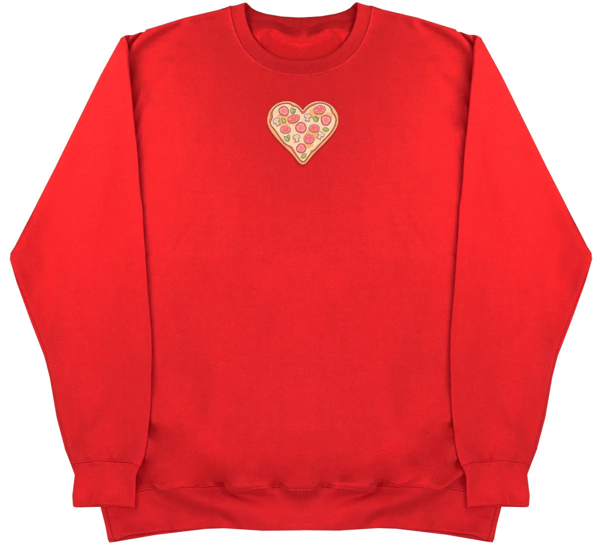 Pizza Heart - Huge Oversized Comfy Original Sweater