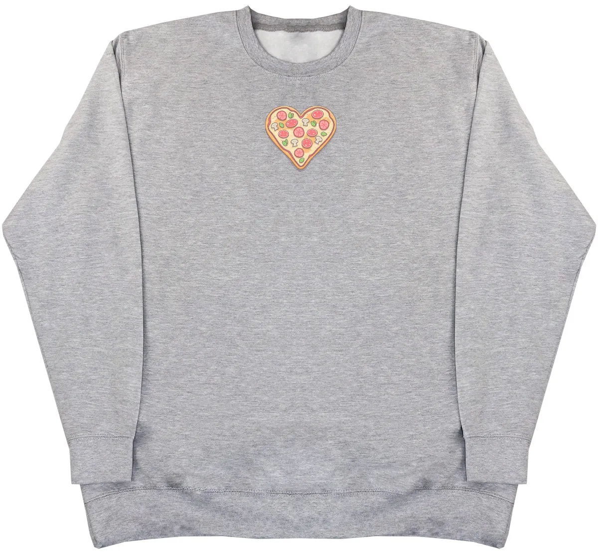 Pizza Heart - Kids Oversized Comfy Sweater