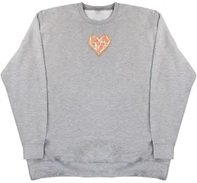 Pizza Heart - Kids Oversized Comfy Sweater