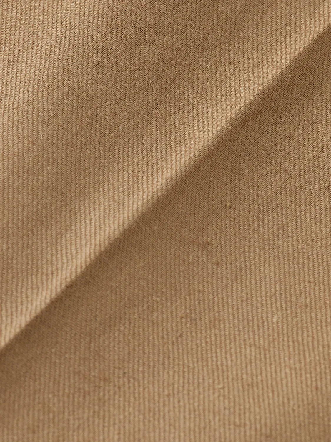 Pleated linen blend chinos