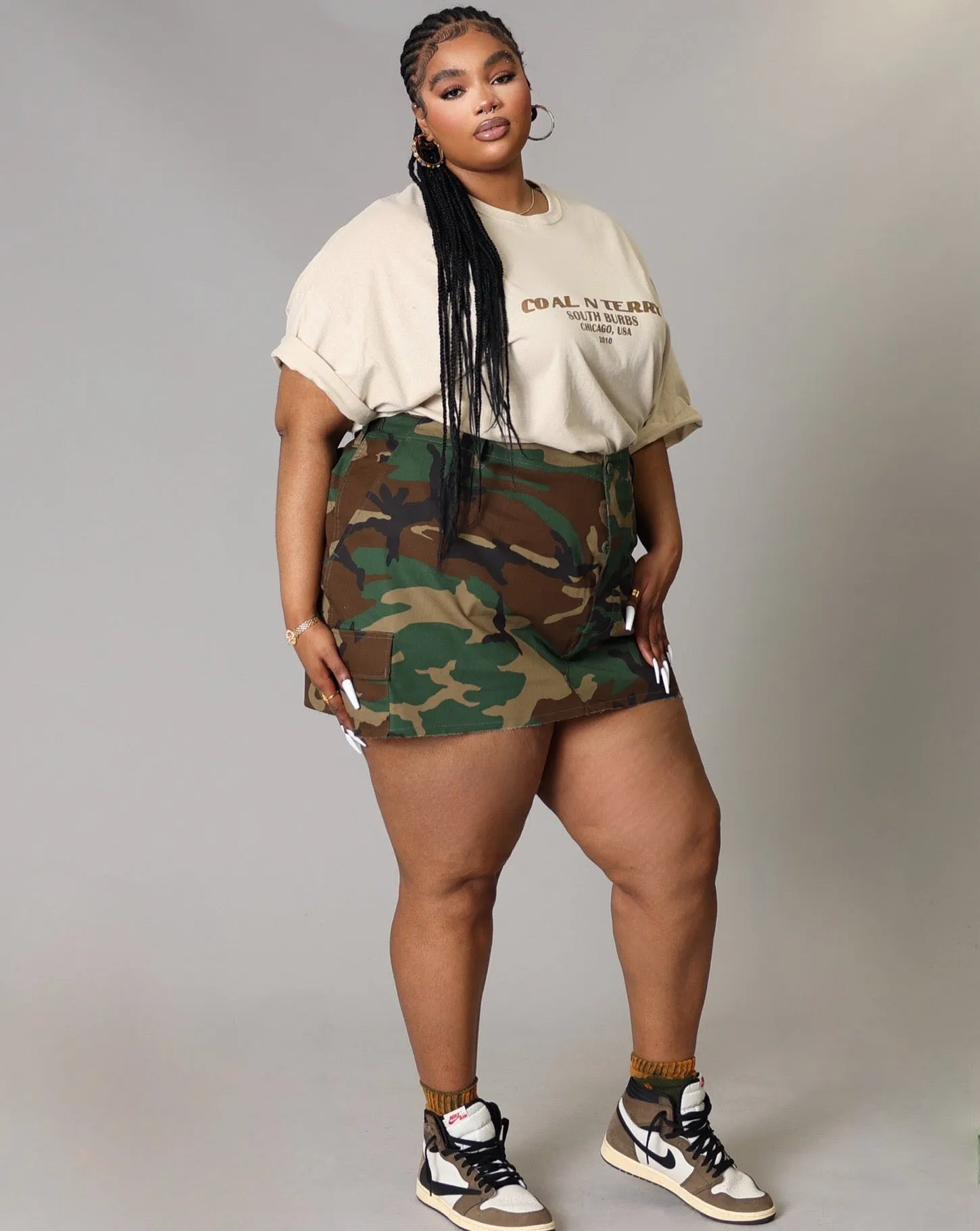 PLUS SAND N CHOCOLATE BURBS TEE