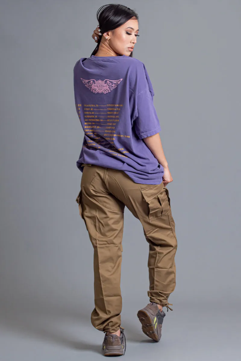 PURPLE N GOLD TOUR LIFE TEE