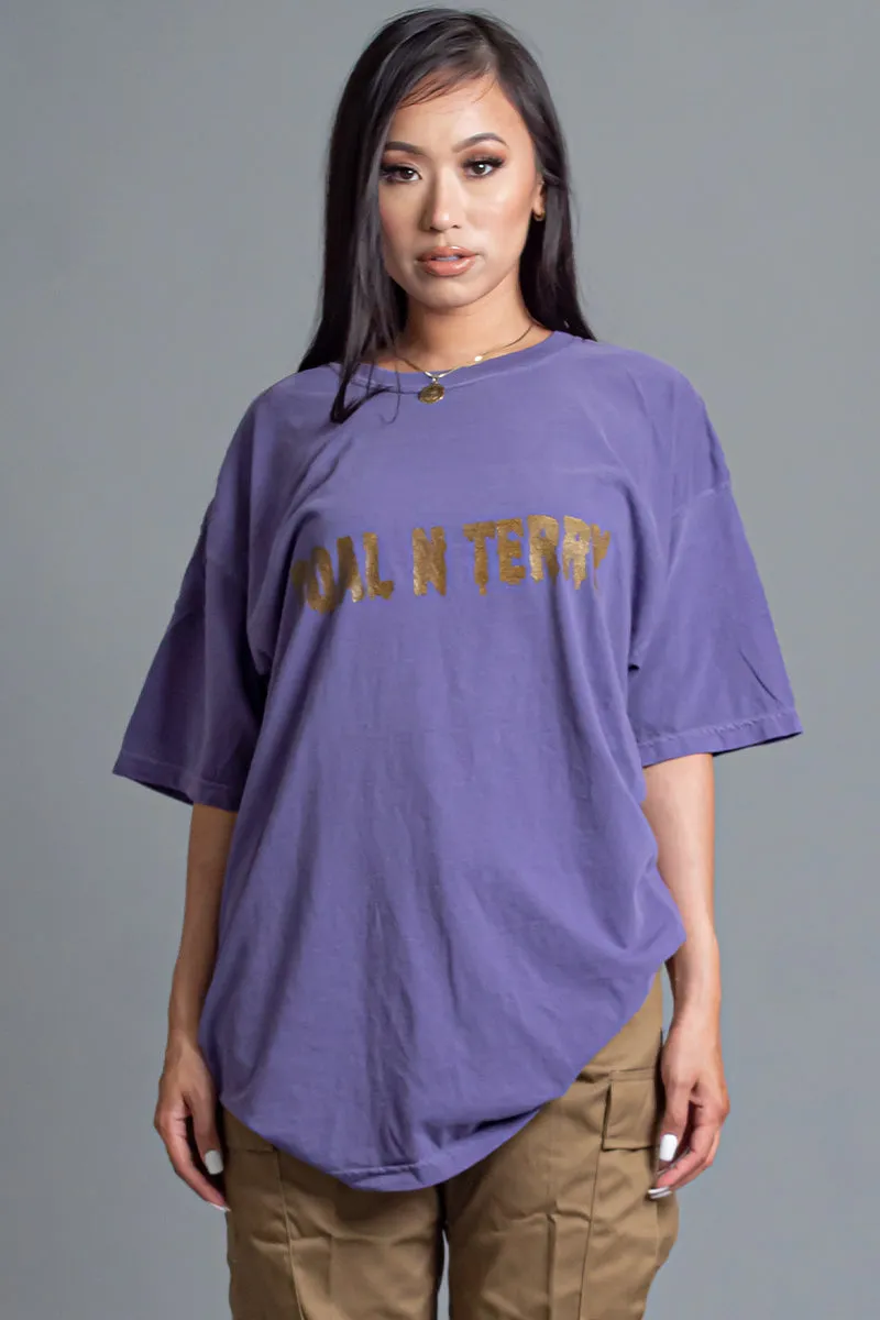PURPLE N GOLD TOUR LIFE TEE