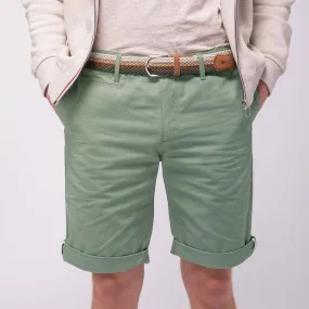Saulieu Cotton Shorts | Light Green