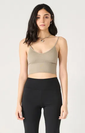 Seamless Bra Top - Taupe